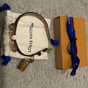 Louis Vuitton Baxter XSmall dog collar
